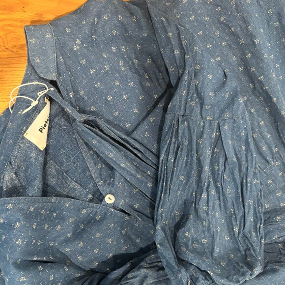 Pietsie Tropea Dress - Indigo Calico - Picture 4 of 5